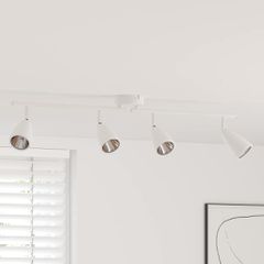 Σποτ οροφής με προβολείς Λευκό 70 x 12,5 x 10,5 εκ Μέταλλο 4108215