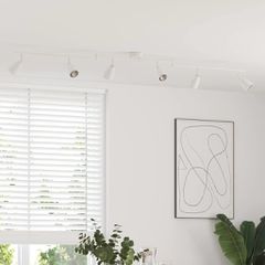 Σποτ οροφής με προβολείς Λευκό 176,5 x 12,5 x 13,5 εκ Μέταλλο 4108216