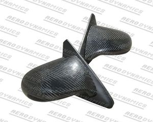 Σετ καθρέπτες Carbon Ηλεκτρικοί της Aerodynamics, Spoon Type, για Honda Civic 87-91 3-doors / CRX 87-93 (MI-C88-S-E-CF)