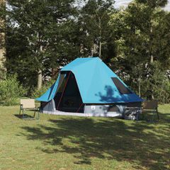 Σκηνή Τιπί με στέγη Μπλε 466 x 310 x 240 εκ. ταφτάς 42000958