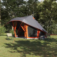 Σκηνή Τιπί Γκρι και Πορτοκαλί 508 x 470 x 300 εκ ταφτάς 42000968