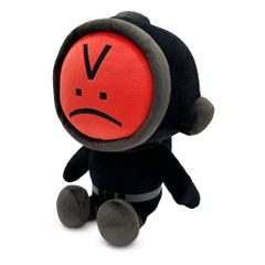Content Warning Plush Figure Red 22 cm-thumb-1