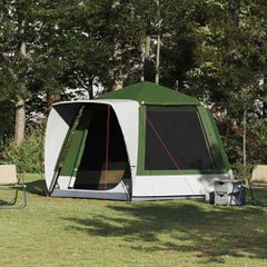 Σκηνή Camping Καταφύγιο Πράσινο 420 x 420 x 227 εκ Πολυεστέρας 42001026
