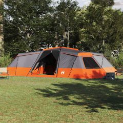 Οικογενειακή Σκηνή Γκρι και Πορτοκαλί 833 x 585 x 216 εκ ταφτάς 42001153
