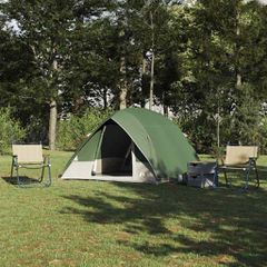 Σκηνή Camping 2 ατόμων Αδιάβροχο Πράσινο ταφτάς 42001193