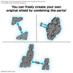 30MM - 1/144 Option parts set 19 (Multi Shield) - Model Kit-thumb-2