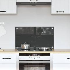 Πλάτη κουζίνας Σκούρο Γκρι 70 x 40 cm σκληρυμένο γυαλί 42001238
