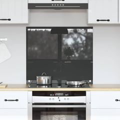 Πλάτη κουζίνας Σκούρο Γκρι 70 x 60 cm σκληρυμένο γυαλί 42001240