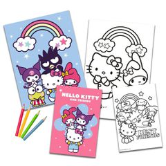 Hello Kitty and Friends colouring set-thumb-1