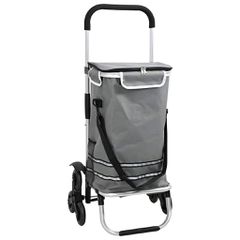 Καρότσι Αγορών 1 Γκρι 47 x 39 x 100,5 εκ. Ύφασμα Oxford 42002338