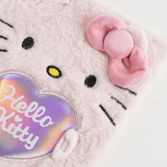 HELLO KITTY - Glitter - Premium Fur Notebook - Size A5-thumb-4