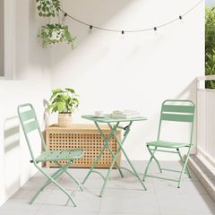 Πτυσσόμενη Καρέκλα Κήπου 2 pcs Απαλό μέint 42 x 52 x 82εκ 42002940