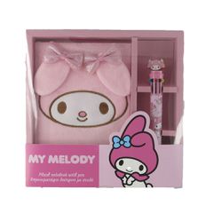 MY MELODY - Gift Set Plush A5 Notebook + 3D Pen