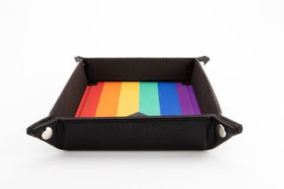 FanRoll Folding Dice Tray Pride Rainbow Flag-thumb-1