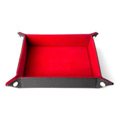 FanRoll Folding Dice Tray Velvet Red-thumb-0