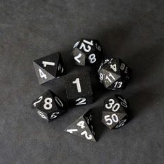 FanRoll Sharp Edge Silicone Dice Set Gold Scatter (7)-thumb-1