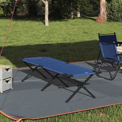 Αναδιπλούμενο Κρεβάτι Κάμπινγκ Μπλε 193 x 69 x 45 εκ. 42003174