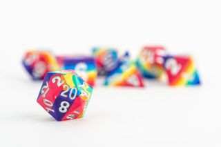 FanRoll Sharp Edge Silicone Dice Set Rainbow (7)-thumb-1