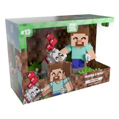 Minecraft Vinyl Figure Taming a Wolf 10 cm-thumb-3