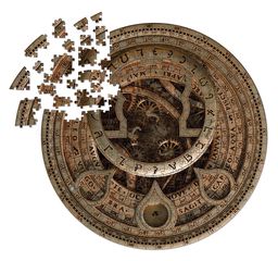 Uncharted Jigsaw Puzzle Cipher Disk Circular Deluxe (500 pieces)-thumb-1