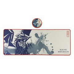 YU-GI-OH - Blue Eyes White Dragon - XL Desktop Mat + 1 Coaster