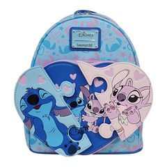 DISNEY - Stitch & Angel - Mini Backpack LoungeFly "Exclusive Edition"-thumb-1