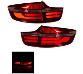 ΦΑΝΑΡΙΑ ΠΙΣΩ BMW X6 E71 LCI & X6M Clear Red Full LED Facelift Design Tail Light2008-2012