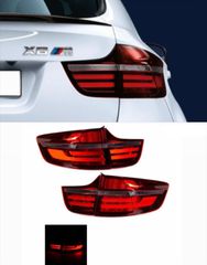 ΦΑΝΑΡΙΑ ΠΙΣΩ BMW X6 E71 LCI & X6M Clear Red Full LED Facelift Design Tail Light2008-2012