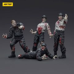 Zombie Dark Source Action Figures 4-Pack Security Guards 8 cm-thumb-3