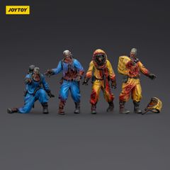 Zombie Dark Source Action Figures 4-Pack Biochemical Lab Team 8 cm-thumb-4