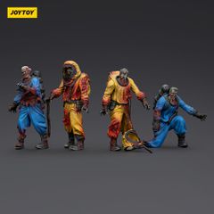 Zombie Dark Source Action Figures 4-Pack Biochemical Lab Team 8 cm-thumb-3