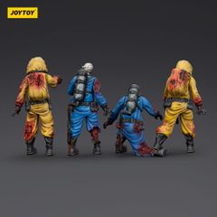 Zombie Dark Source Action Figures 4-Pack Biochemical Lab Team 8 cm-thumb-2