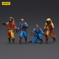 Zombie Dark Source Action Figures 4-Pack Biochemical Lab Team 8 cm-thumb-1