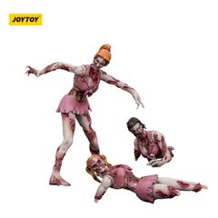 Zombie Dark Source Action Figures 3-Pack Cheer Leaders 8 cm-thumb-0