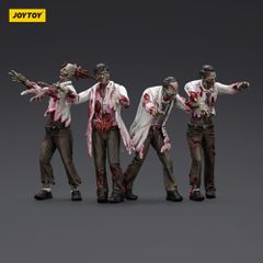 Zombie Dark Source Action Figures 4-Pack Scientists (Male) 8 cm-thumb-3