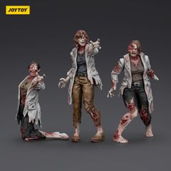 Zombie Dark Source Action Figures 3-Pack Scientists (Female) 8 cm-thumb-4