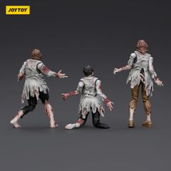 Zombie Dark Source Action Figures 3-Pack Scientists (Female) 8 cm-thumb-1