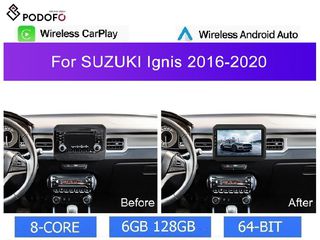 Suzuki Ignis (2017-23) 9" Οθόνη Android 13 , 8-πύρηνος, 6GB/128GB, Ασύρματο CarPlay & Android Auto, GPS, DSP