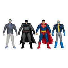DC Direct Page Punchers Action Figure 4-Pack Batman & Son of Batman & Superman & Joker 7 cm