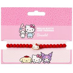 HELLO KITTY - Red - Bead Bracelet-thumb-1