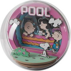 PEANUTS - Cool Pool - Wood Model Kit Globe Theater-thumb-2