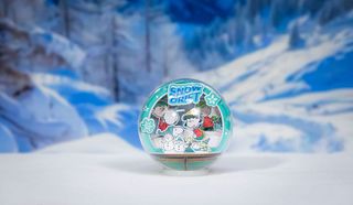 PEANUTS - Snow Drift - Wood Model Kit Globe Theater-thumb-1