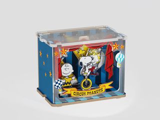 PEANUTS - Mini Scene Talent Show - Wood Model Kit-thumb-1