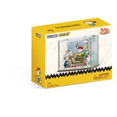 PEANUTS - Mini Scene Baseball Time - Wood Model Kit-thumb-2