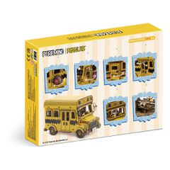 PEANUTS - School Bus - Wood Model Kit-thumb-4