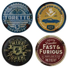 FAST & FURIOUS - Set of 4 Coasters - Limited Edition!