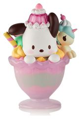 Hello Kitty & Friends Window Box Figure Fast Food Pochacco Pink Unicorn Sundae 9 cm