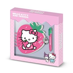 HELLO KITTY - Strawberry - Gift Box - Diary + Pen-thumb-1