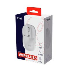 TRUST Primo wireless mouse - Matt White / Computers