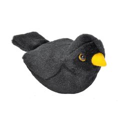 Wild Republic - Plush Toy Bird With Sound 18 cm European Blackbird (808027) / Toys